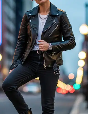 leather jacket