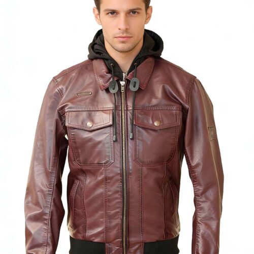 AVIATOR LEATHER JACKET
