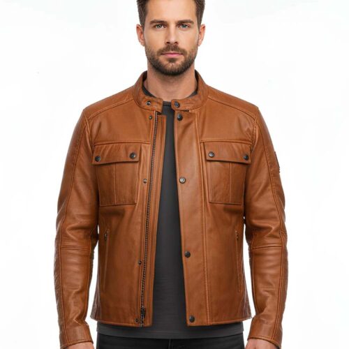 GANGSTER LEATHER JACKET