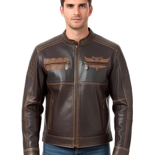 MIDEIVAL LEATHER JACKET