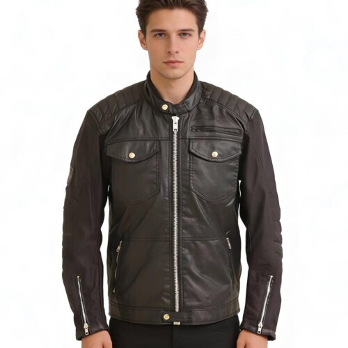 WORKER WAXED COTTON JACKET